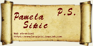 Pamela Šipić vizit kartica